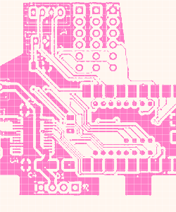 Furby custom replacement face PCB